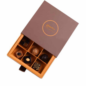 Holidaypacfactory square 3x3 paper chocolate packaging box product image 1