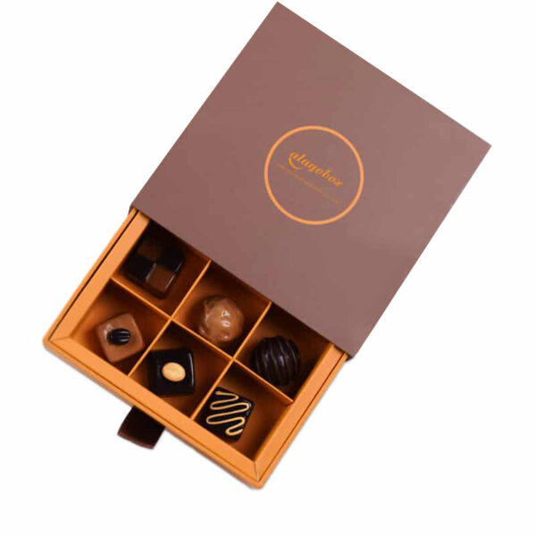 Holidaypacfactory square 3x3 paper chocolate packaging box product image 1