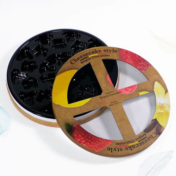 Holidaypacfactory square 3x3 paper chocolate packaging box product image 5