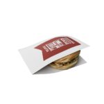 Holidaypacfactory greaseproof burger sleeve paper bags for QSR sandwich takeaway product image 3