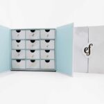 Holidaypacfactory 12 day cosmetics drawer advent calendar box full canvas product image 1