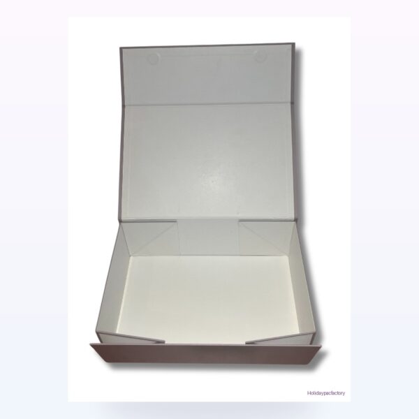 Holidaypacfactory gray magnetic folding paper gift box product photo 4