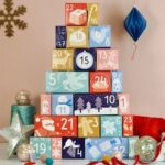 Holidaypacfactory handmade 24 day advent calendar rigid box full canvas product image 4