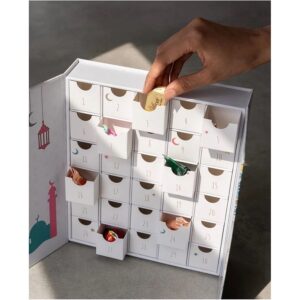 Holidaypacfactory cute Ramadan 30 day advent calendar gift box full canvas product image 2