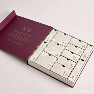 Holidaypacfactory beauty 12 day advent calendar rigid gift box full canvas product image 2