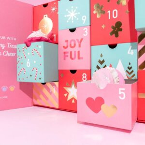 Holidaypacfactory printed 12 day Christmas advent calendar magnet gift box full canvas product image 2