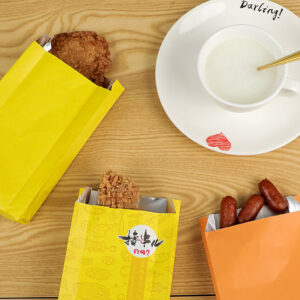 Holidaypacfactory greaseproof French fries paper bags for snack kiosks product image 1