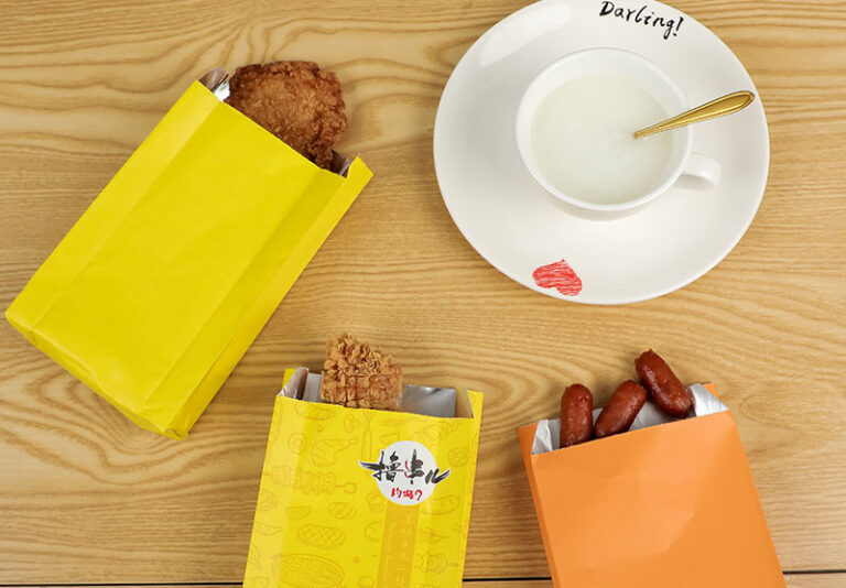 Holidaypacfactory greaseproof French fries paper bags for snack kiosks product image 1