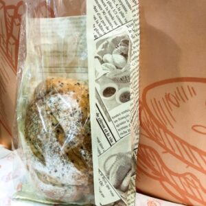Holidaypacfactory croissant kraft paper bags for cafe breakfast takeaway product image 2