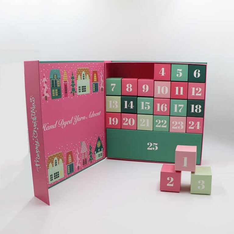 Holidaypacfactory luxury mystery 25 day Christmas advent calendar gift box full canvas product image 1