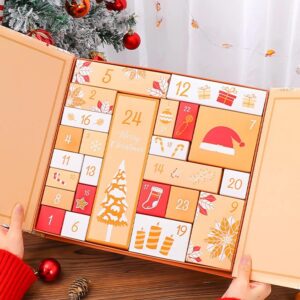 Holidaypacfactory kids mystery gift Christmas advent calendar paper box full canvas product image 2