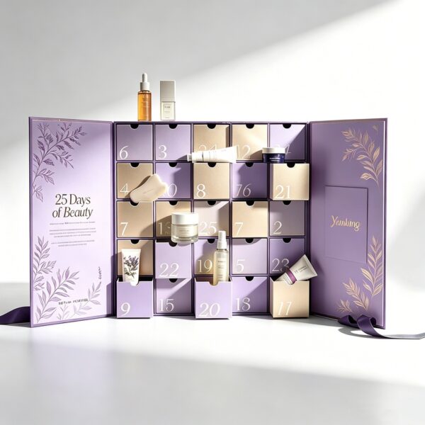 Holidaypacfactory double door beauty advent calendar box full canvas product image 5