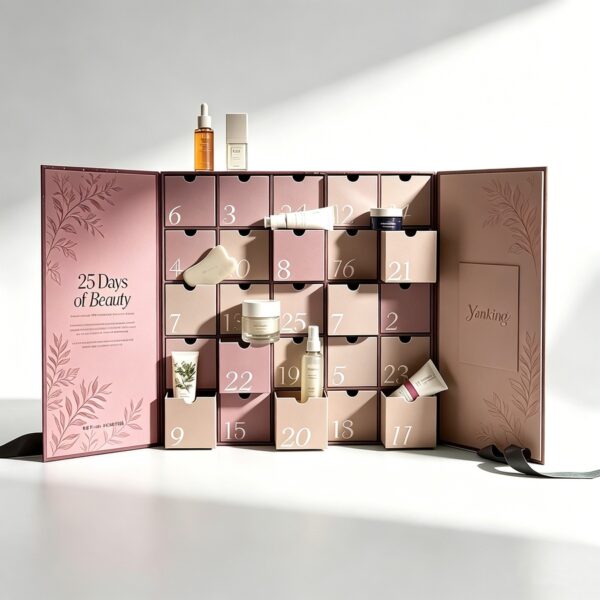 Holidaypacfactory double door beauty advent calendar box full canvas product image 4