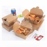 Holidaypacfactory kraft paper food containers for salad noodle rice takeaway full canvas product image 3