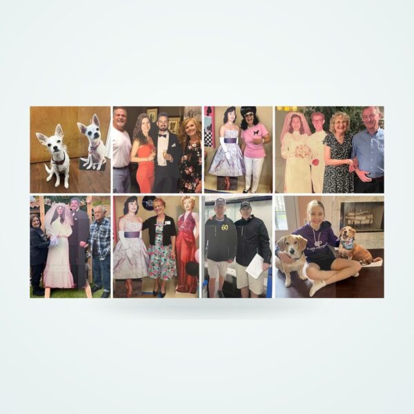 Holidaypacfactory event photo booth cardboard cutouts brand activation photo cutouts gallery image 5 for photo booths, event entrances, sponsor walls, pop up stores, brand roadshows and visitor interaction zones