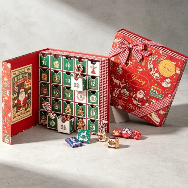 Holidaypacfactory 24 day magnetic chocolate advent calendar gift box full canvas product image 4