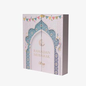 Holidaypacfactory cute Ramadan 30 day advent calendar gift box full canvas product image 1