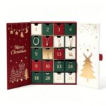 Holidaypacfactory 24 day jewelry drawer advent calendar box full canvas product image 5