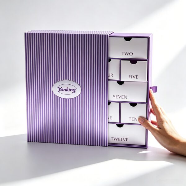 Holidaypacfactory 12 day drawer Christmas advent calendar gift box full canvas product image 5