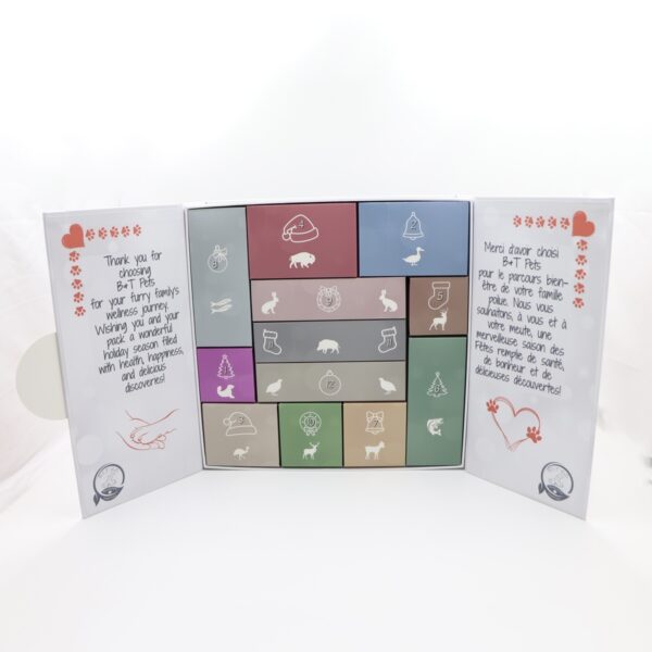 Holidaypacfactory pet gift Christmas advent calendar box full canvas product image 5