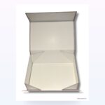 Holidaypacfactory gray magnetic folding paper gift box product photo 3