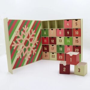 Holidaypacfactory magazine style Christmas advent calendar box full canvas product image 2