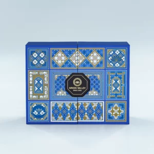 Holidaypacfactory navy blue arabic style chocolate gift box packaging product image 2