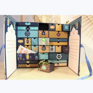 Holidaypacfactory printed Ramadan 30 day advent calendar gift box full canvas product image 2