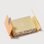 Holidaypacfactory magnetic open orange chocolate gift box packaging product image 3