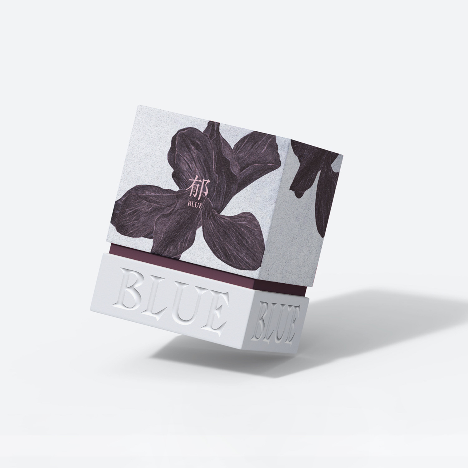 Holidaypacfactory embossed square perfume packaging box finish detail