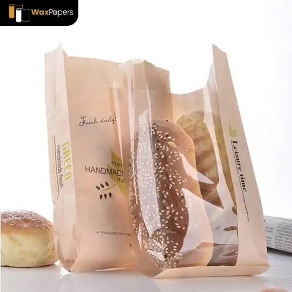 Holidaypacfactory sourdough bread paper bags with window for artisan bakeries product image 4