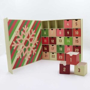 Holidaypacfactory magazine style Christmas advent calendar box full canvas product image 1