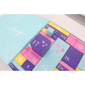 Holidaypacfactory printed 25 day Christmas advent calendar magnet box full canvas product image 2