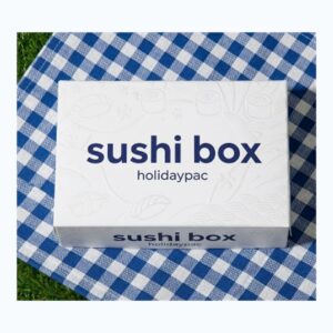 custom drawer sushi box with printed sleeve for salmon roll takeaway packaging Holidaypacfactory.cm image 2