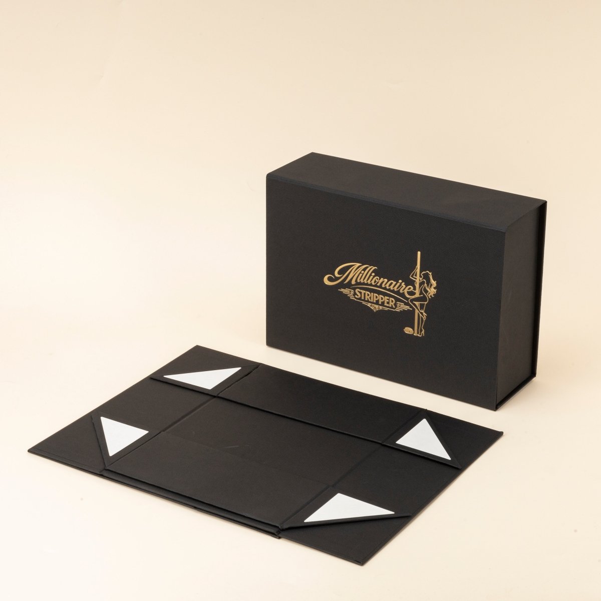 custom magnetic folding gift boxes with logo for luxury retail packaging Holidaypacfactory.cm image 1