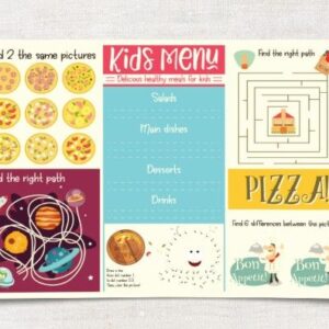 Holidaypacfactory custom printed paper placemats for hotels and events product image 2
