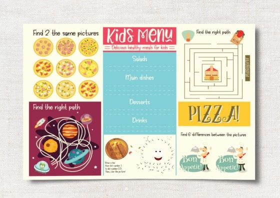 Holidaypacfactory custom printed paper placemats for hotels and events product image 1