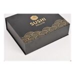 custom sushi magnetic folding box with sauce insert for omakase takeaway packaging Holidaypacfactory.cm image 3