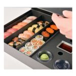 custom sushi magnetic folding box with sauce insert for omakase takeaway packaging Holidaypacfactory.cm image 5