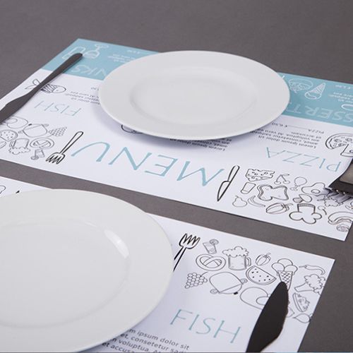 Holidaypacfactory custom kraft paper placemats for cafes product image 3
