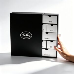Holidaypacfactory 12 day drawer Christmas advent calendar gift box full canvas product image 1