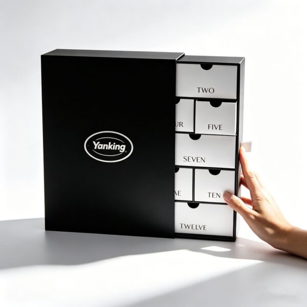 Holidaypacfactory 12 day drawer Christmas advent calendar gift box full canvas product image 1