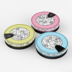 Holidaypacfactory floral pattern chocolate round box packaging product image 1