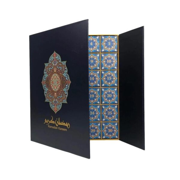 Holidaypacfactory hot stamping Ramadan 30 day advent calendar gift box full canvas product image 1