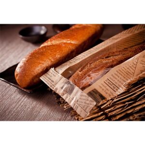 Holidaypacfactory croissant kraft paper bags for cafe breakfast takeaway product image 1