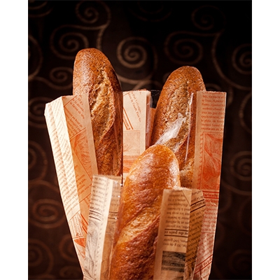 Holidaypacfactory croissant kraft paper bags for cafe breakfast takeaway product image 3