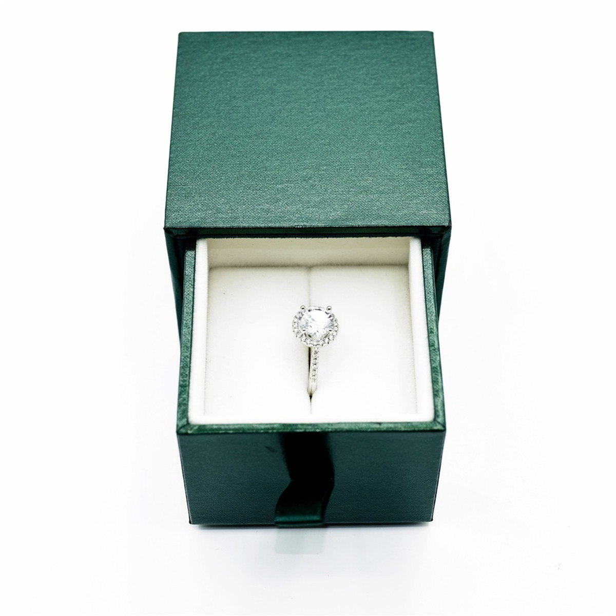 Holidaypacfactory green slide out ring box packaging main product view