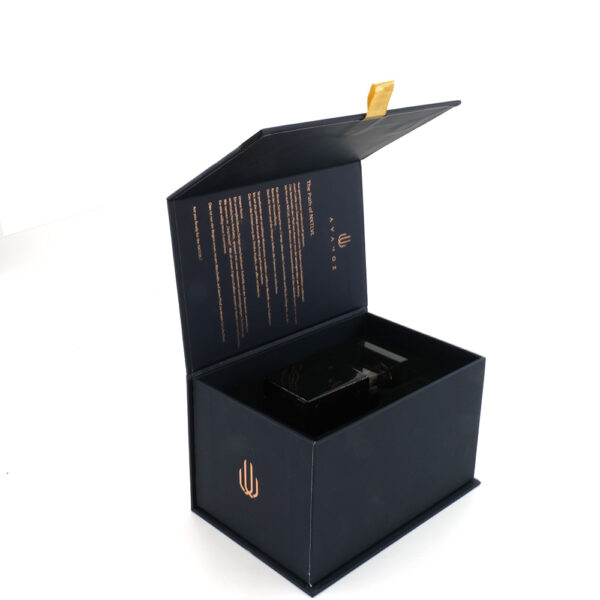 Holidaypacfactory hinged closure magnetic perfume box packaging product image 5