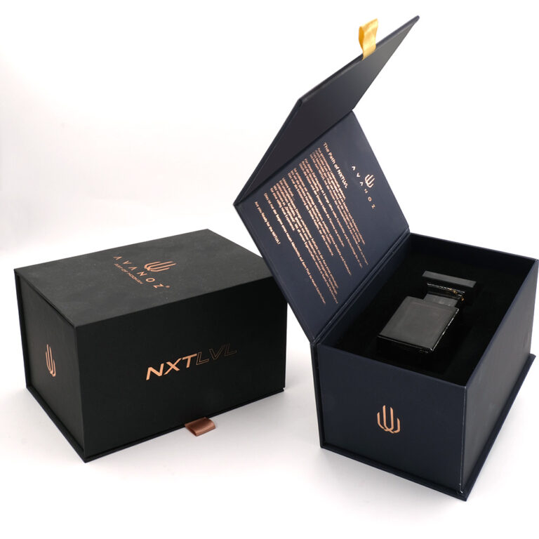 Holidaypacfactory hinged closure magnetic perfume box packaging product image 1