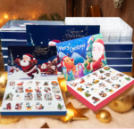 Holidaypacfactory 24 compartment Christmas countdown advent calendar blind box PET tray product image 1